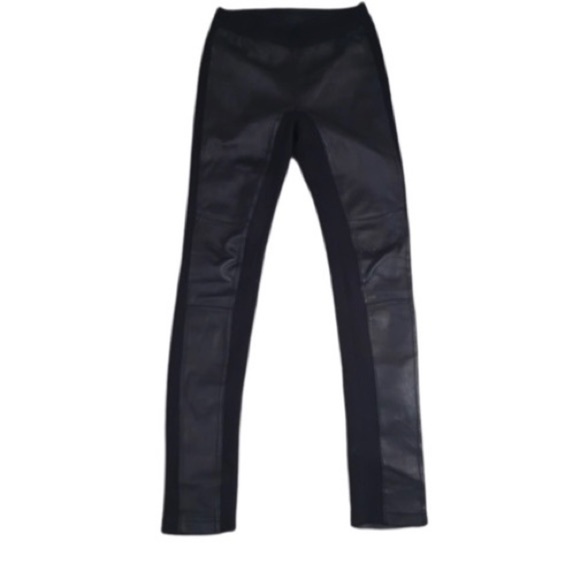 Marc by Marc Jacobs black leather leggings Size Large - Picture 1 of 7